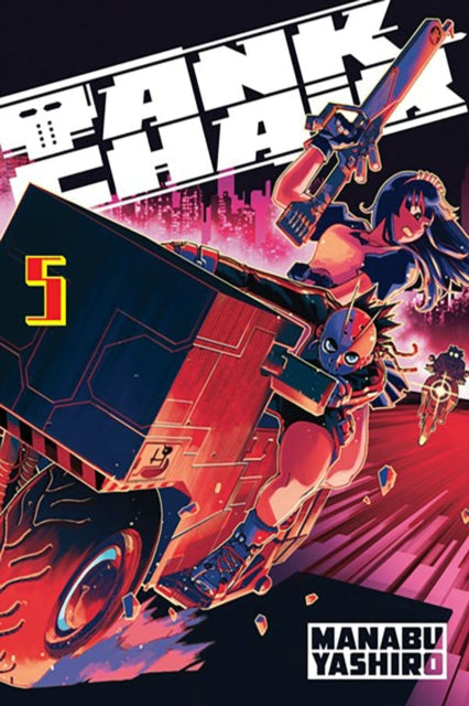 Tank Chair 5 manga cover featuring characters and a vehicle.