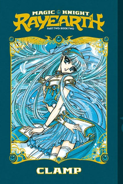 Magic Knight Rayearth Part 2 Vol. 2 paperback manga cover featuring a blue-haired anime character.