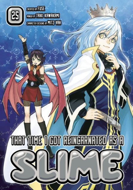That Time I Got Reincarnated as a Slime 25 manga cover featuring two characters.