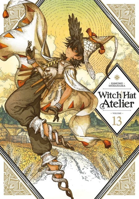 Witch Hat Atelier Volume 13 manga cover featuring a character in a field.