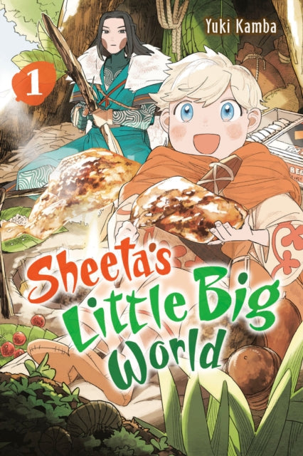 Sheeta's Little Big World 1 manga cover featuring two characters and food.
