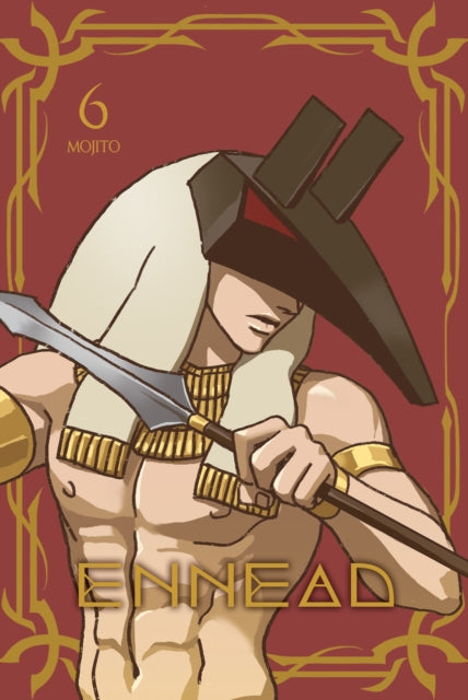 A character with an Anubis-like mask holds a spear, with "ENNEAD" and "6 MOJITO" text.