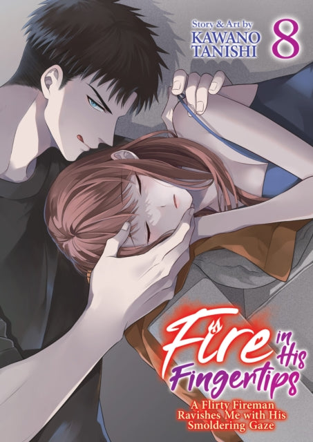 Fire in His Fingertips Vol. 8 manga cover art.