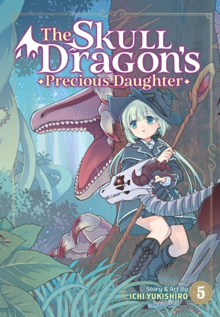 The Skull Dragon's Precious Daughter Vol. 5 manga cover features a young girl with a dragon skull.