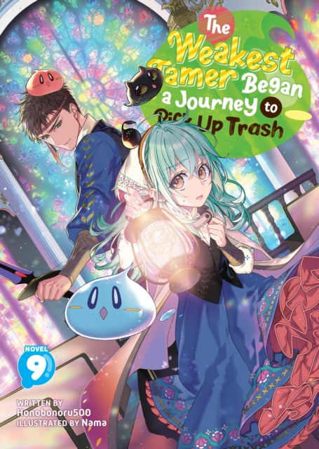 The Weakest Tamer Began a Journey to Pick Up Trash Vol. 9 book cover featuring anime characters.