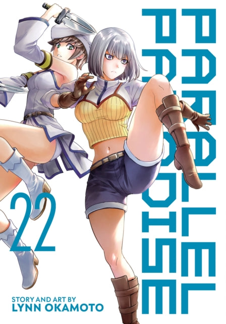 Parallel Paradise Vol. 22 manga cover featuring two anime-style women in combat attire.