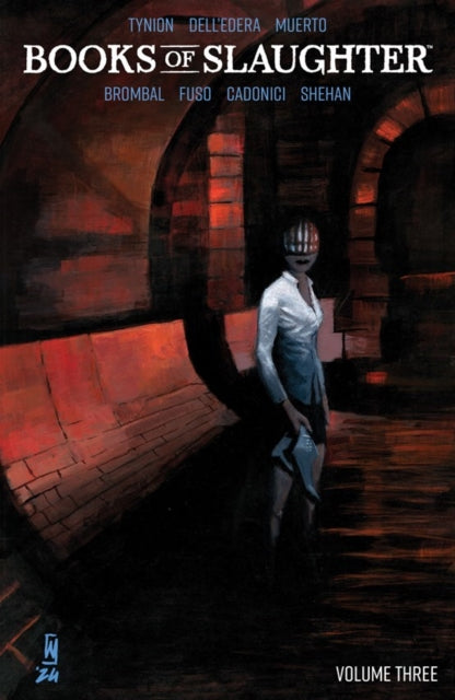 Books of Slaughter Vol. 3 comic book cover featuring a woman in a white shirt and dark skirt.