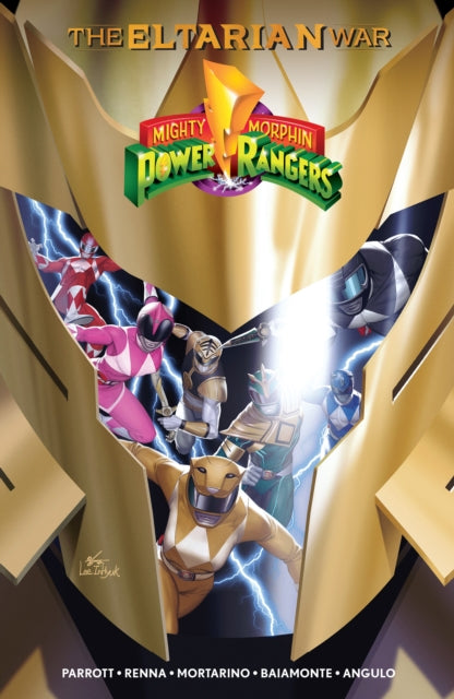 Mighty Morphin Power Rangers The Eltarian War comic cover featuring multiple rangers.