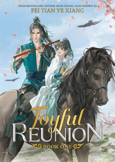 Joyful Reunion Vol. 1 book cover featuring two characters on a horse.