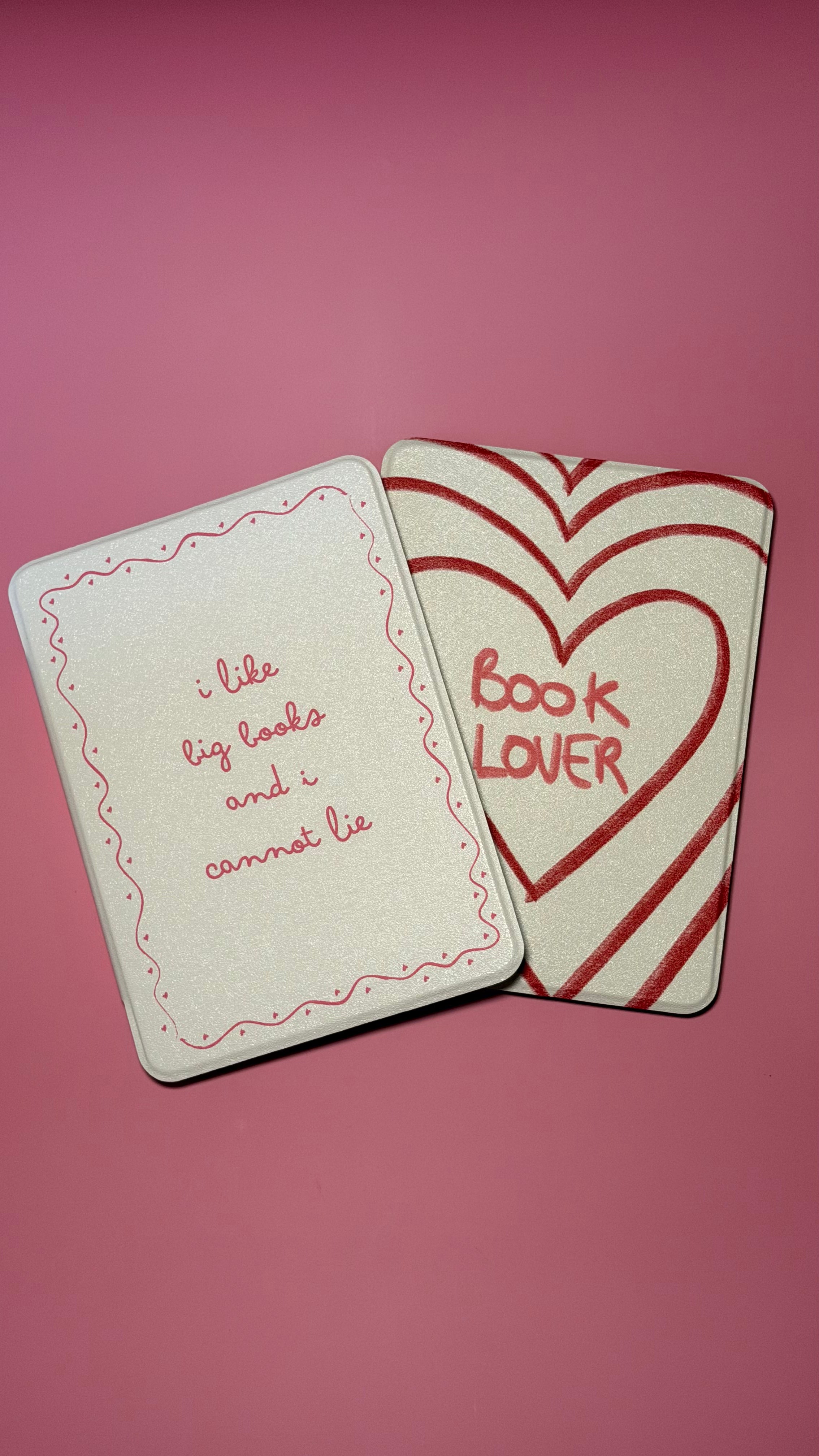 Bookish Kindle 12th Gen 7" Cases with Strap Soft Close Auto Wake Foldable Stylish Front Design Clear Back for Stickers or Inserts