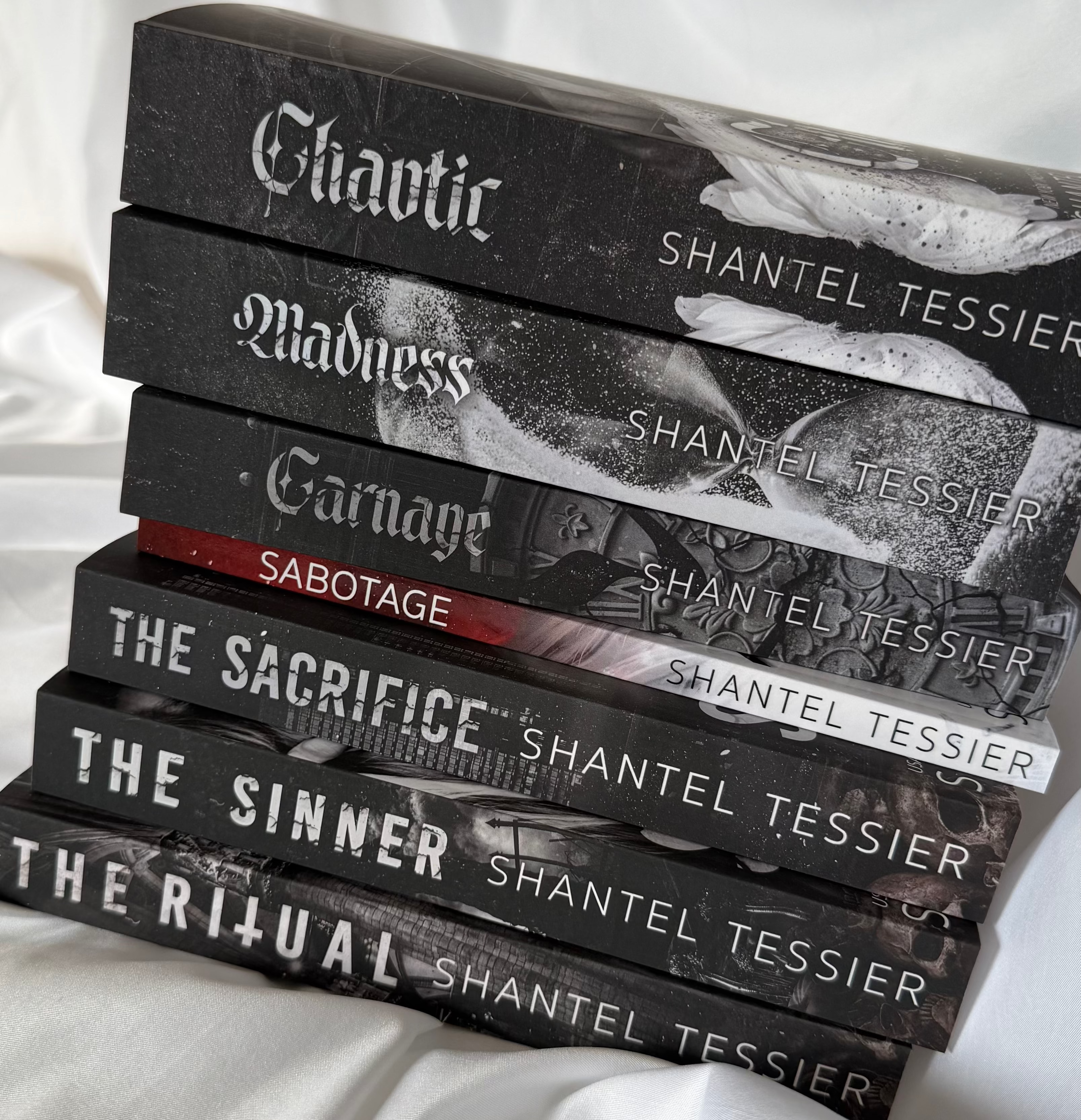 7 Books X Shantel Tessier's L.O.R.D.S. series - The Ritual, The Sinner, The Sacrifice, Sabotage, Carnage, and Madness