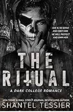 The Ritual book cover with a skull-faced man.