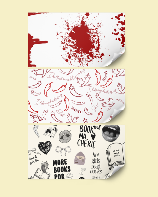 Dark Romance Wrapping Sheets